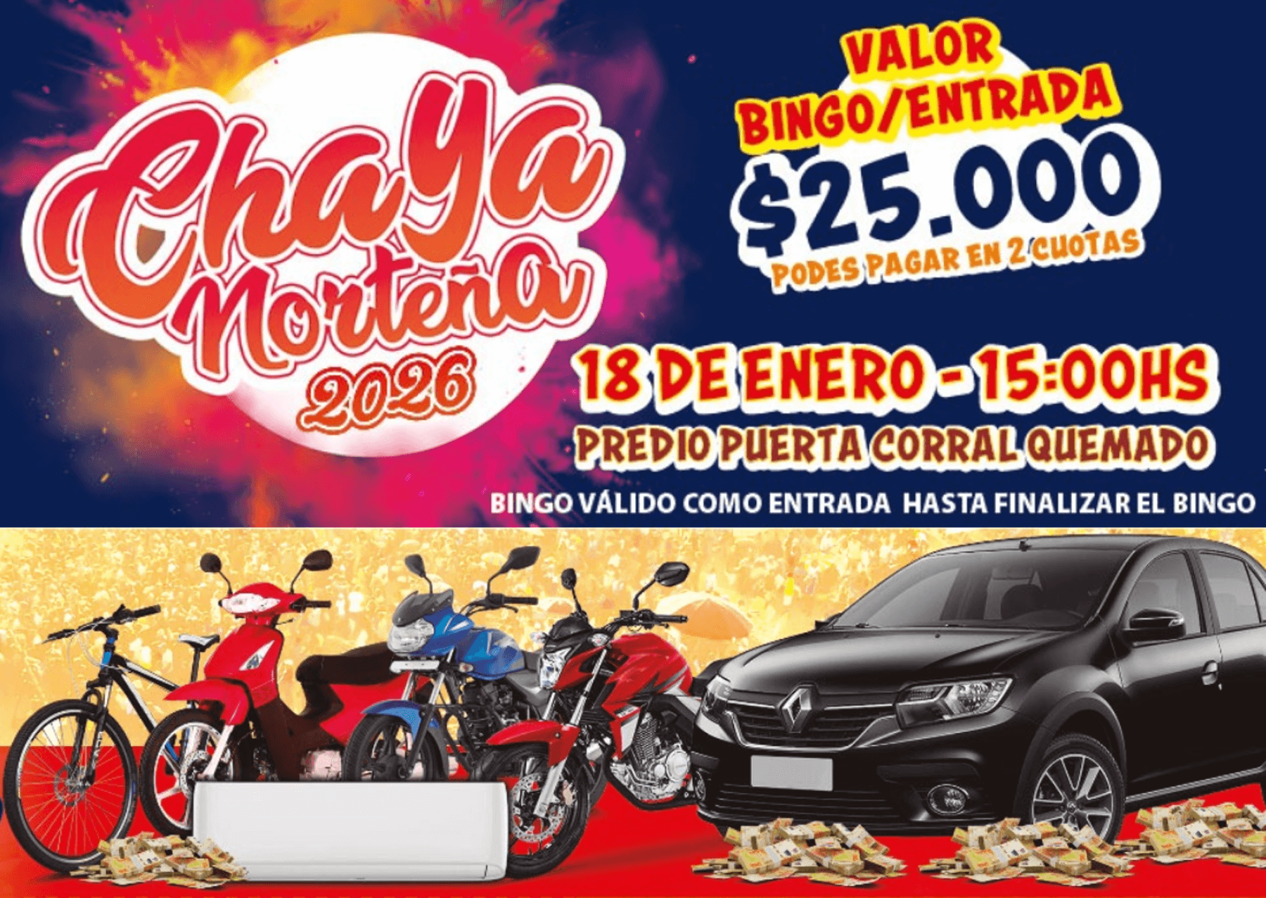 Bingo de la Chaya Norteña 2026