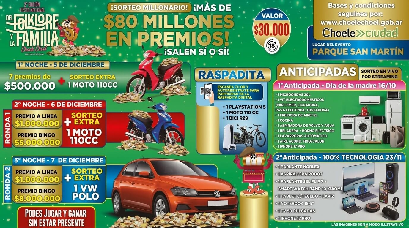 Raspa del Folklore y la Familia – Choele Choel – 2026 – RES:1447:2026